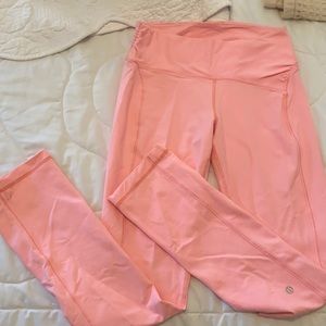 Pink lululemon leggings